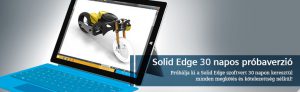 Laptop Solid Edge 30 napos próbaverziójával